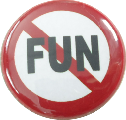 Fun verboten Button
